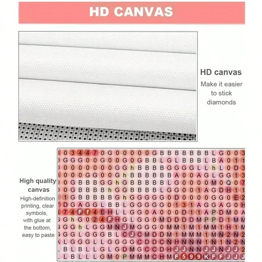 Tableau Diamond Painting – Petits Anges Vintage Chrétiens | Art de prière et détente spirituelle DIY