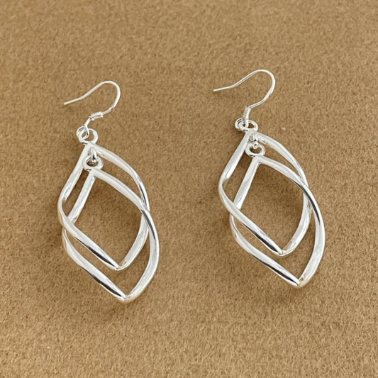 Boucles d’oreilles « Flamme de Grâce » — Argent 925