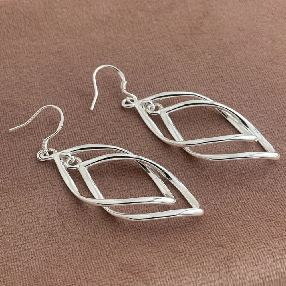 Boucles d’oreilles « Flamme de Grâce » — Argent 925
