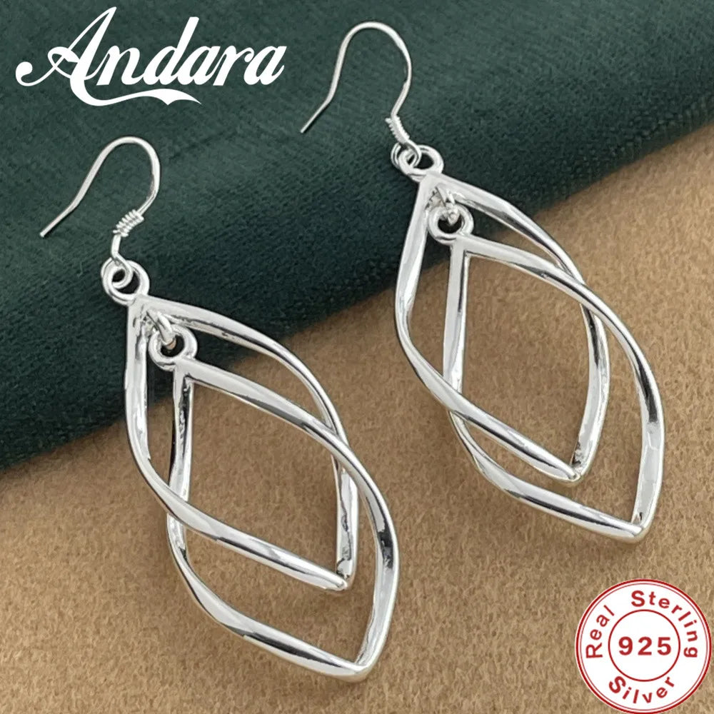 Boucles d’oreilles « Flamme de Grâce » — Argent 925