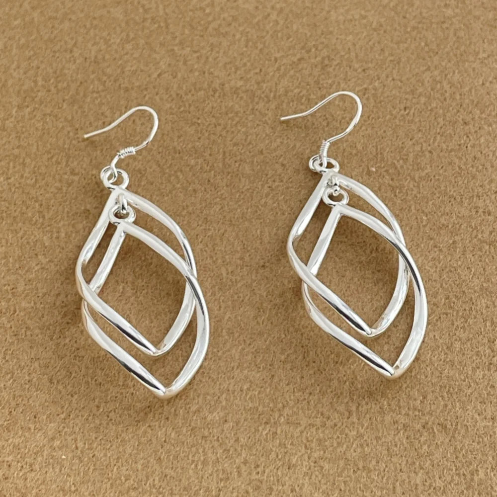 Boucles d’oreilles « Flamme de Grâce » — Argent 925