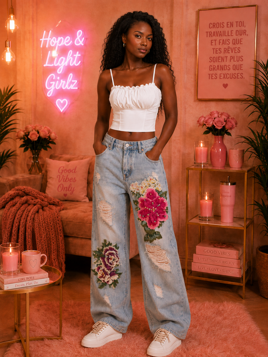 Top Bustier Satin Femme Blanc & Noir | Crop Top Chic Été – Hope & Light Girlz
