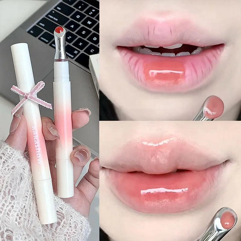 Gloss Jelly Miroir Hydratant Kakashow – Effet Lèvres Glassy Ultra Brillantes Waterproof 💄✨