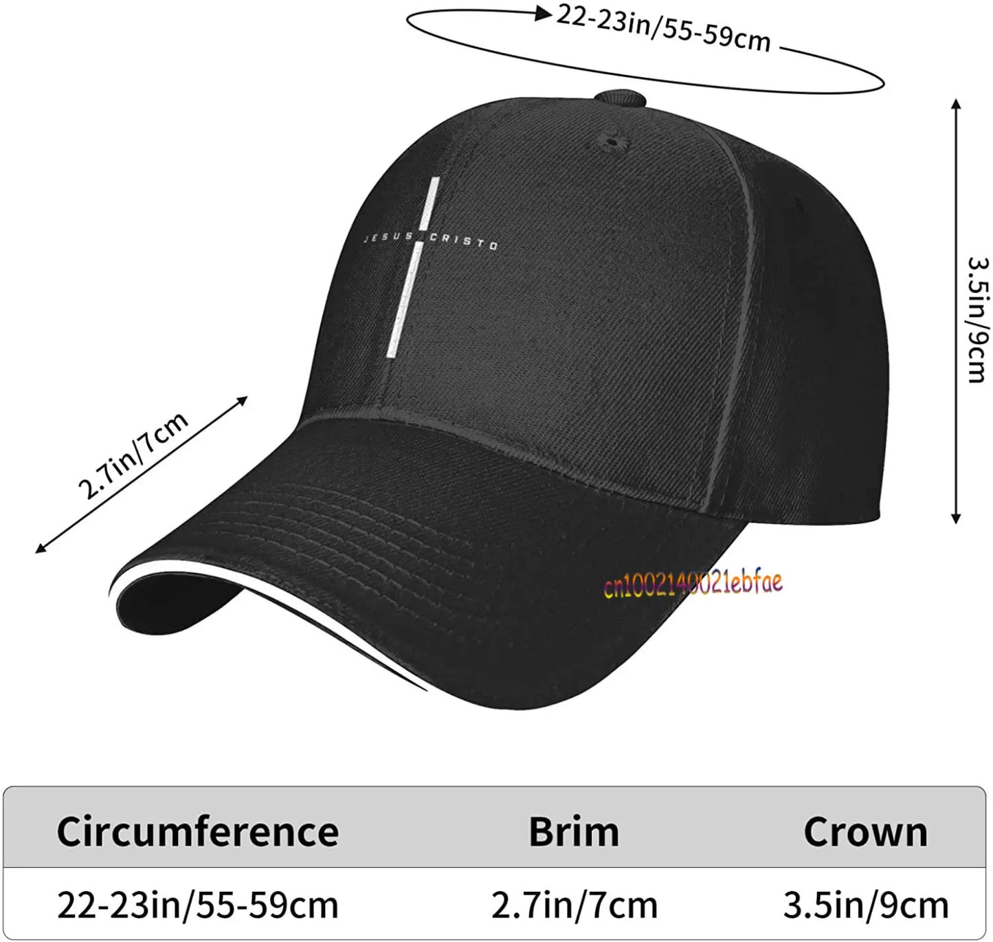 🧢 Casquette chrétienne homme & femme – Croix Jesus Cristo | 2 modèles – 7 coloris | Style chic ou sport