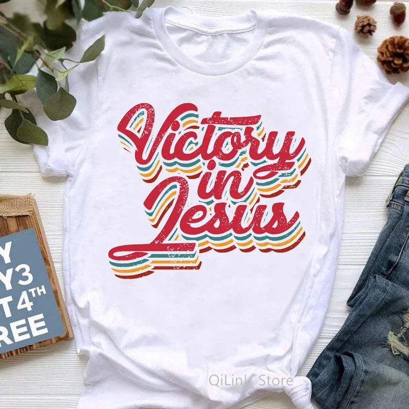 T-shirt chrétien femme – Jésus-Christ & Foi | 20 motifs au choix | Hope & Light Girlz