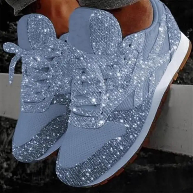 Baskets Femme Strass; Glitter – Sneakers Fashion Ultra Brillantes ✨ Du 36 au 43 • Effet bling chic tendance