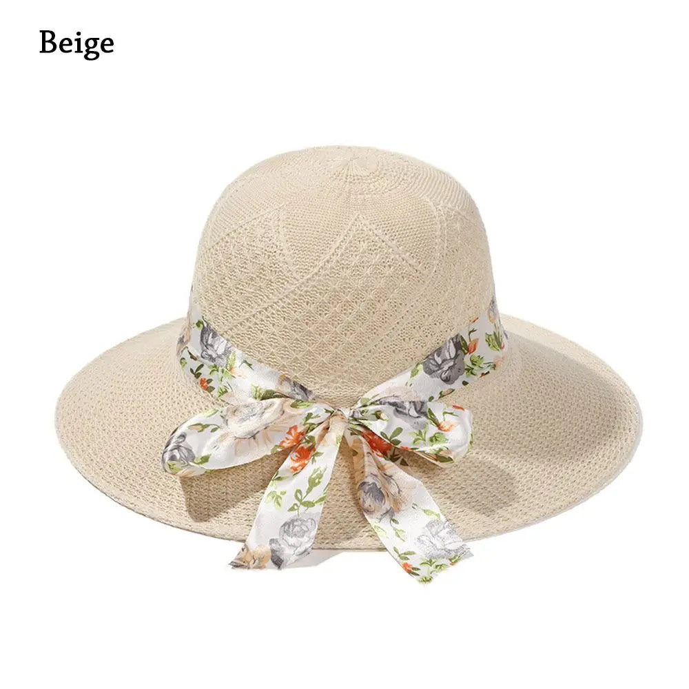 Chapeau de Plage Femme Fleuri Anti-UV | Hope And Light Girlz