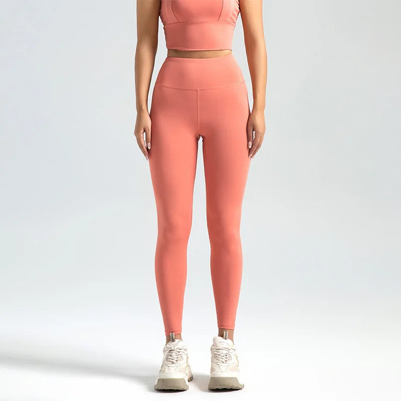 Legging Sport Femme Sculptant – Taille Haute Push Up ✨ Du S au XXXL • 15 coloris tendance