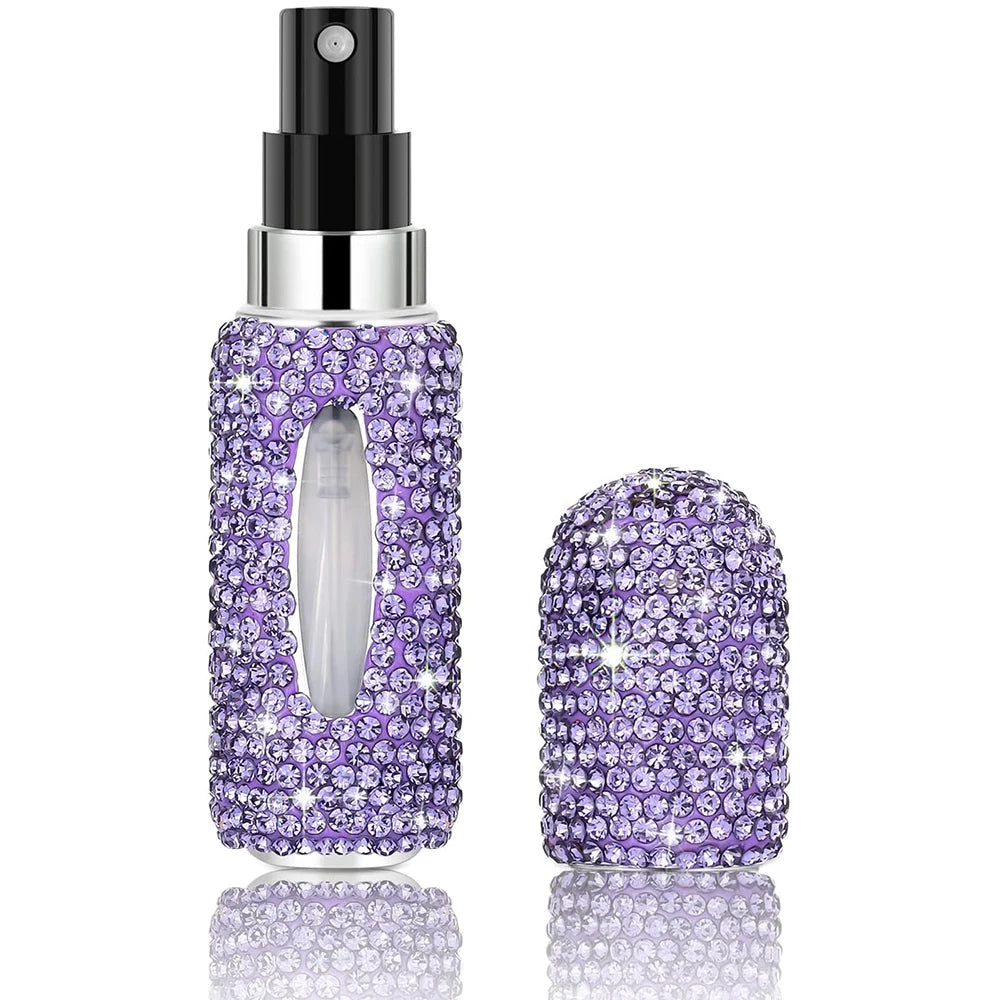 Mini Vaporisateur de Parfum Rechargeable – Strass Cristal 5 ml