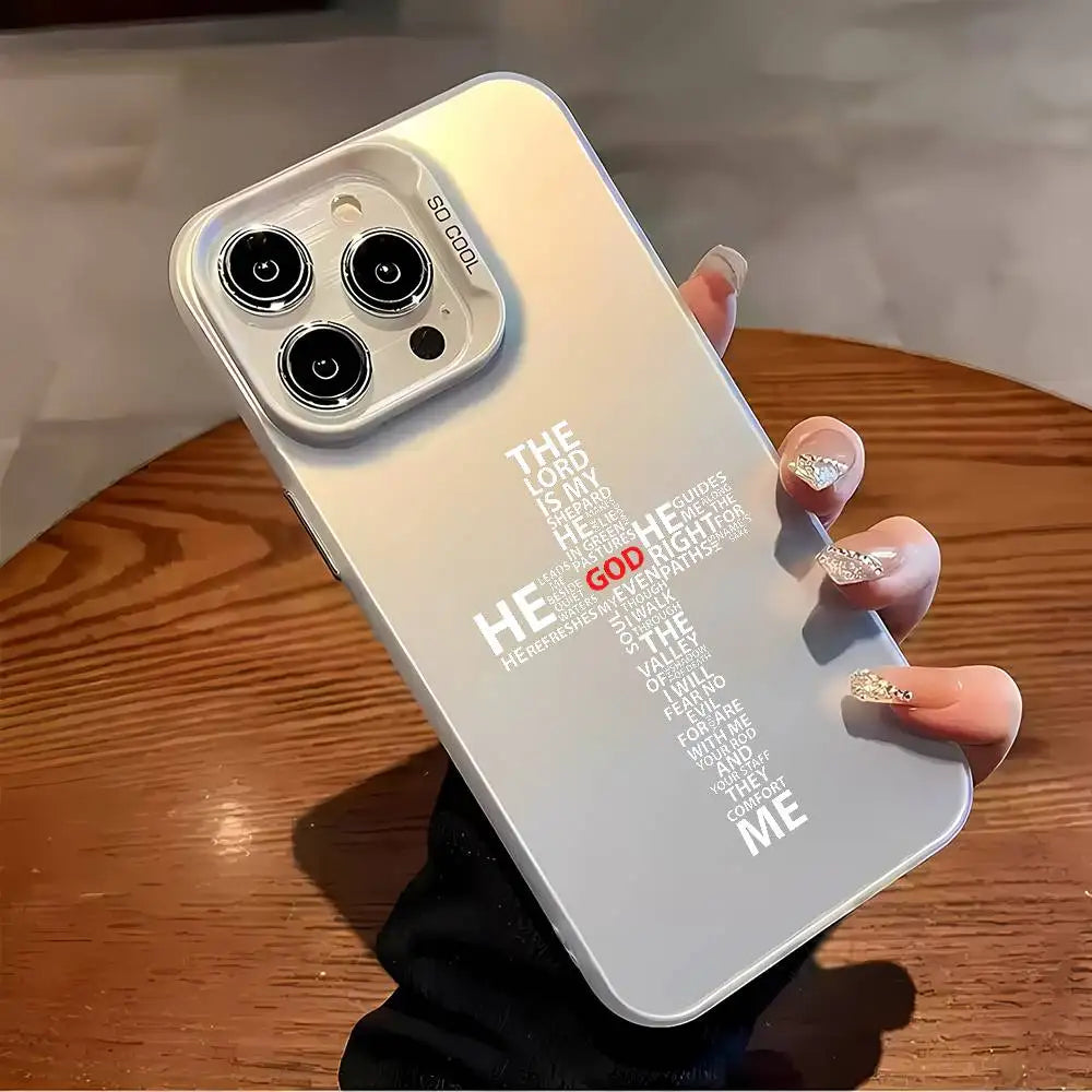 Coque iPhone chrétienne – Croix & Versets bibliques | Style, Foi & Protection – Hope And Light Girlz