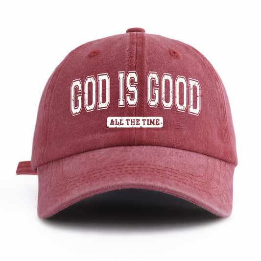 🧢 Casquette chrétienne unisexe “God is Good” – Réglable, style streetwear, foi & identité