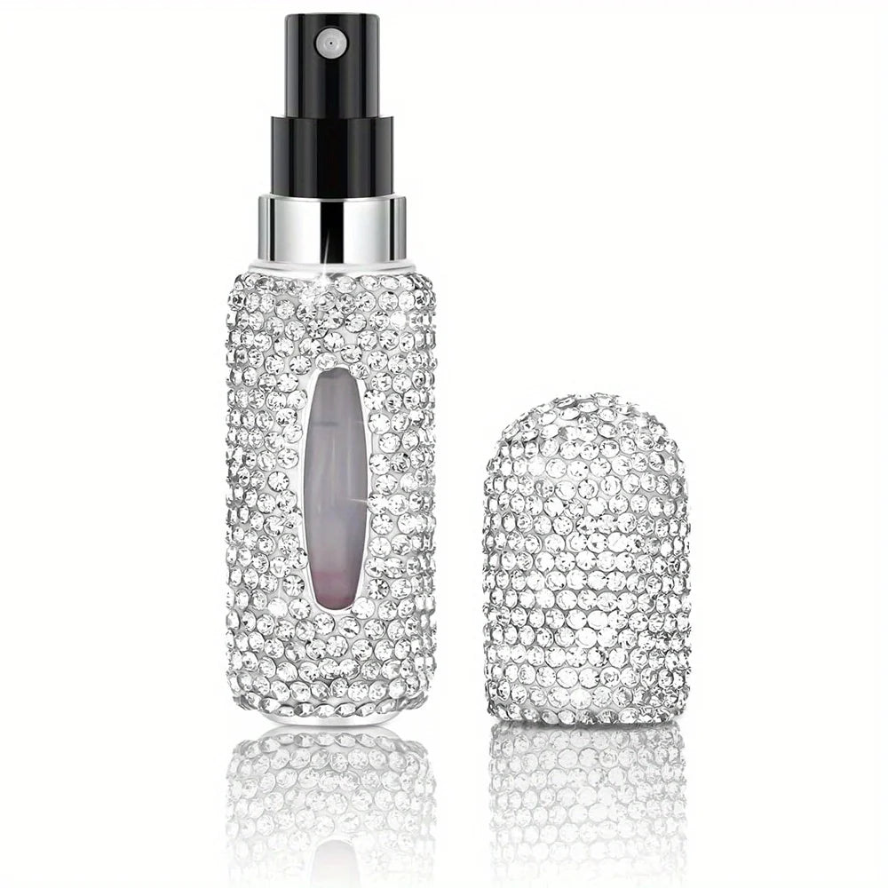 Mini Vaporisateur de Parfum Rechargeable – Strass Cristal 5 ml