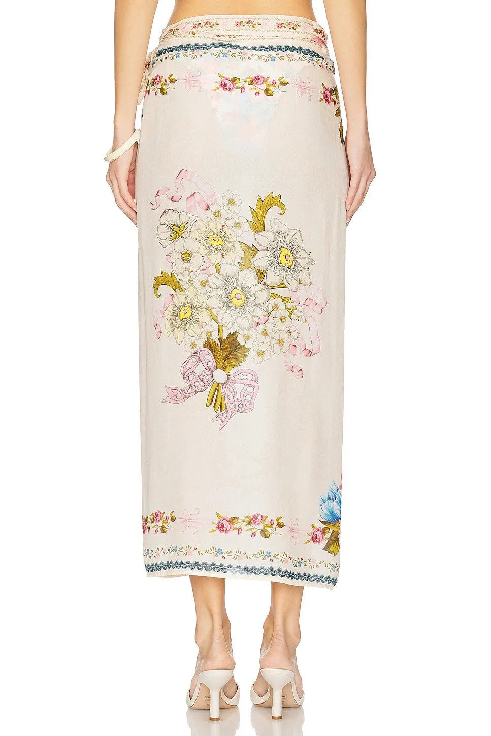 Paréo de Plage Femme Fleuri | Voile Léger Taille Unique