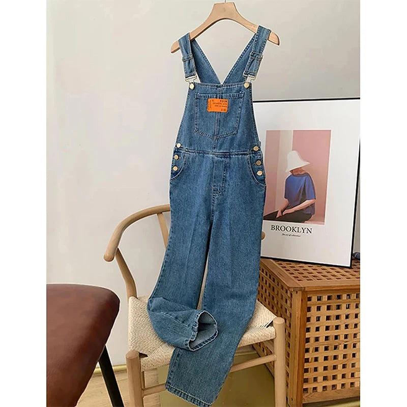 Salopette Jean Oversize Femme | Coupe Loose Wide Leg Du S au 5XL – Hope & Light Girlz