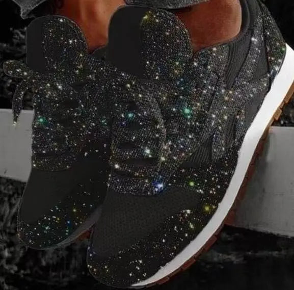 Baskets Femme Strass; Glitter – Sneakers Fashion Ultra Brillantes ✨ Du 36 au 43 • Effet bling chic tendance