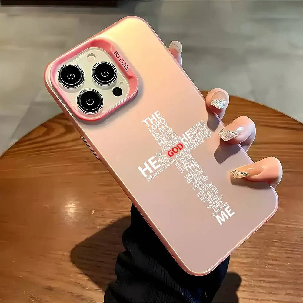 Coque iPhone chrétienne – Croix & Versets bibliques | Style, Foi & Protection – Hope And Light Girlz