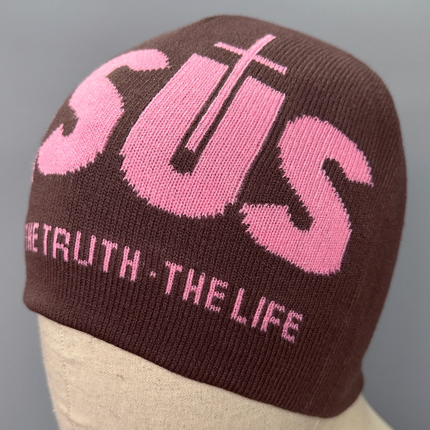 🧢Bonnet chrétien JESUS – tricot élastique unisexe | The Way The Truth The Life | Style sportswear