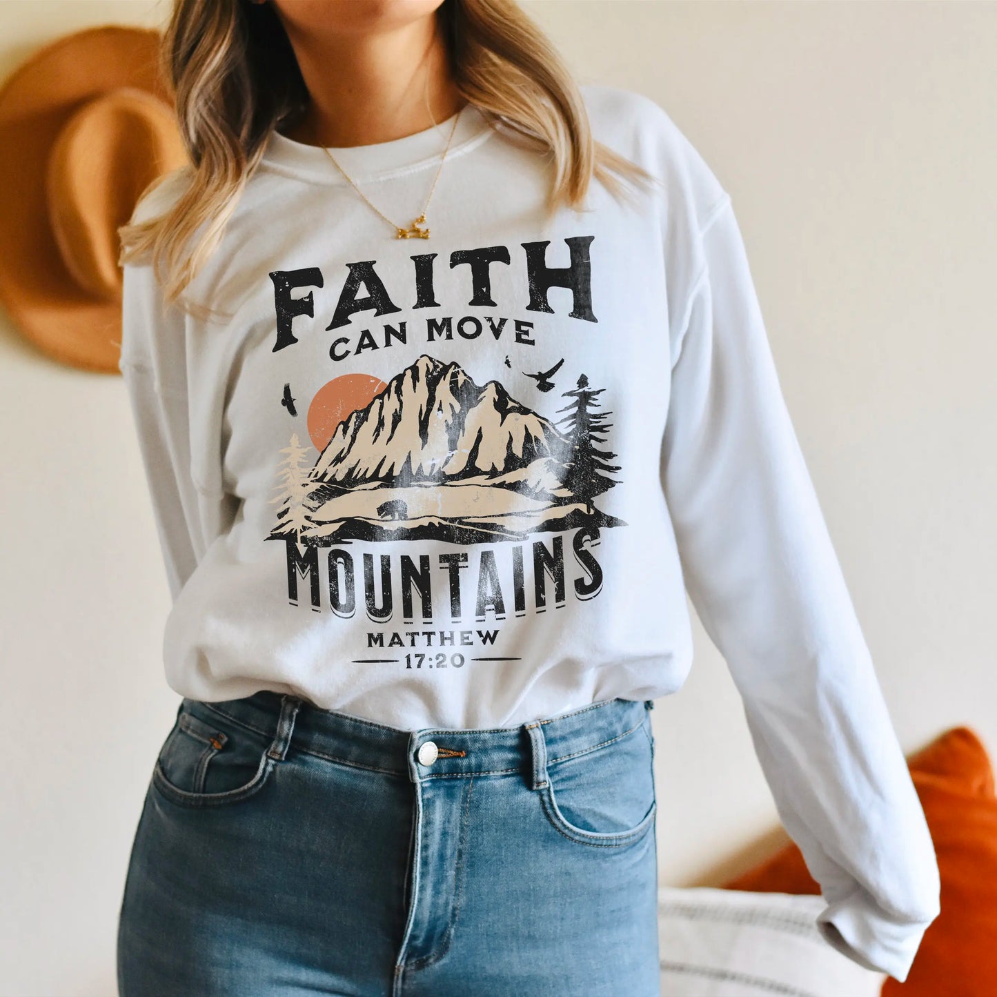 Sweat chrétien “Faith Can Move Mountains” — Matthieu 17:20