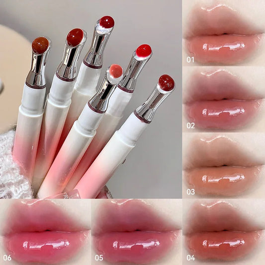 Gloss Jelly Miroir Hydratant Kakashow – Effet Lèvres Glassy Ultra Brillantes Waterproof 💄✨
