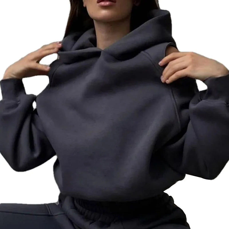Ensemble Survêtement Femme Oversize | Hoodie & Jogging Cocooning – Hope & Light Girlz