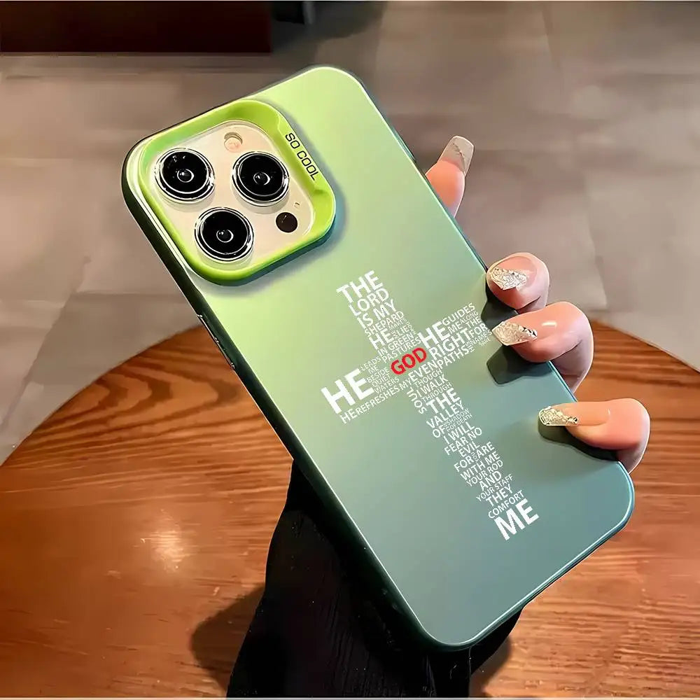 Coque iPhone chrétienne – Croix & Versets bibliques | Style, Foi & Protection – Hope And Light Girlz