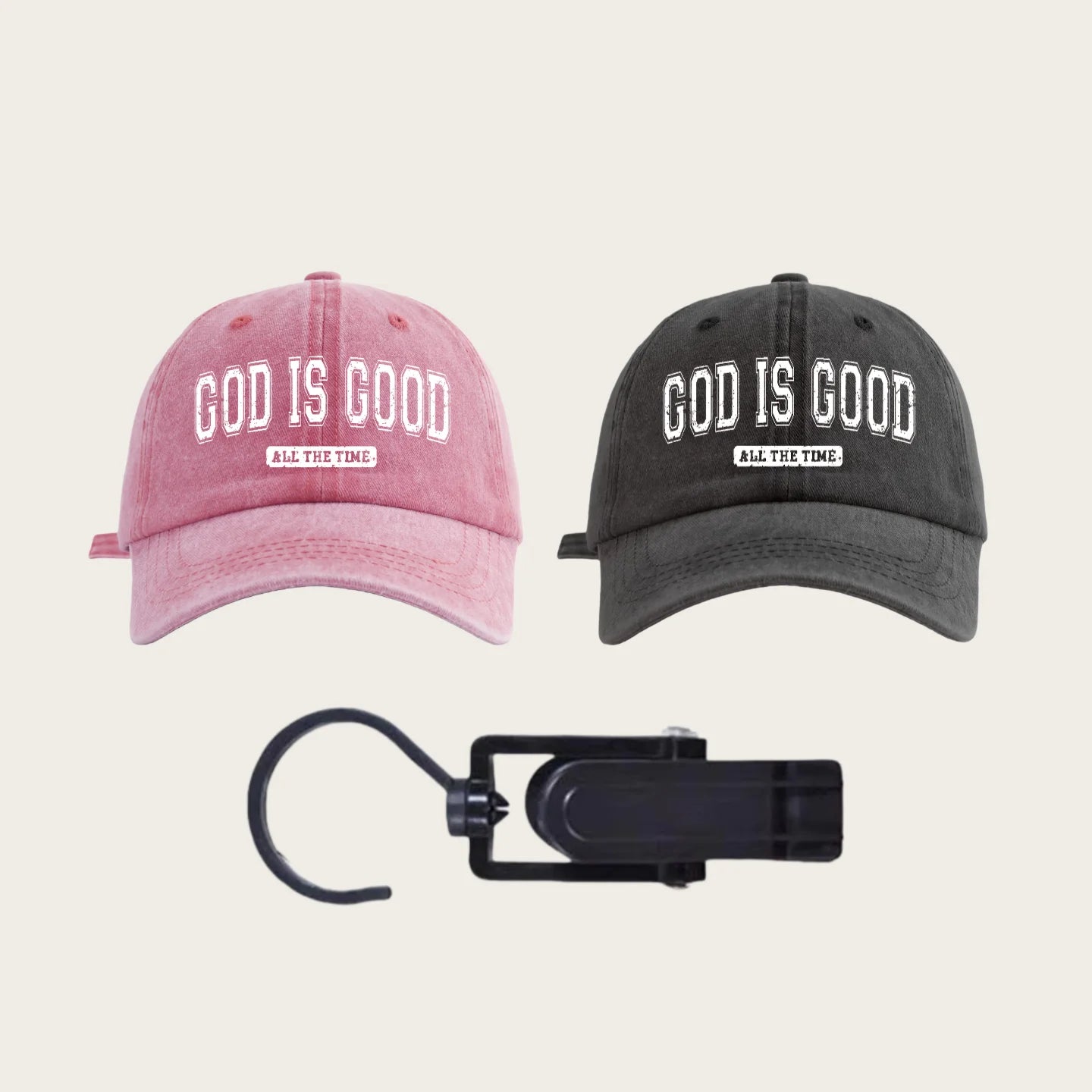 🧢 Casquette chrétienne unisexe “God is Good” – Réglable, style streetwear, foi & identité
