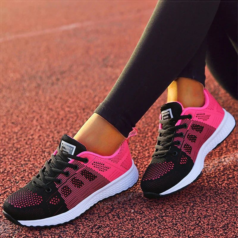 Baskets Sport Femme Ultra Légères – Running &amp; Lifestyle ✨ Du 36 au 42 • Rose pastel; rose fuchsia