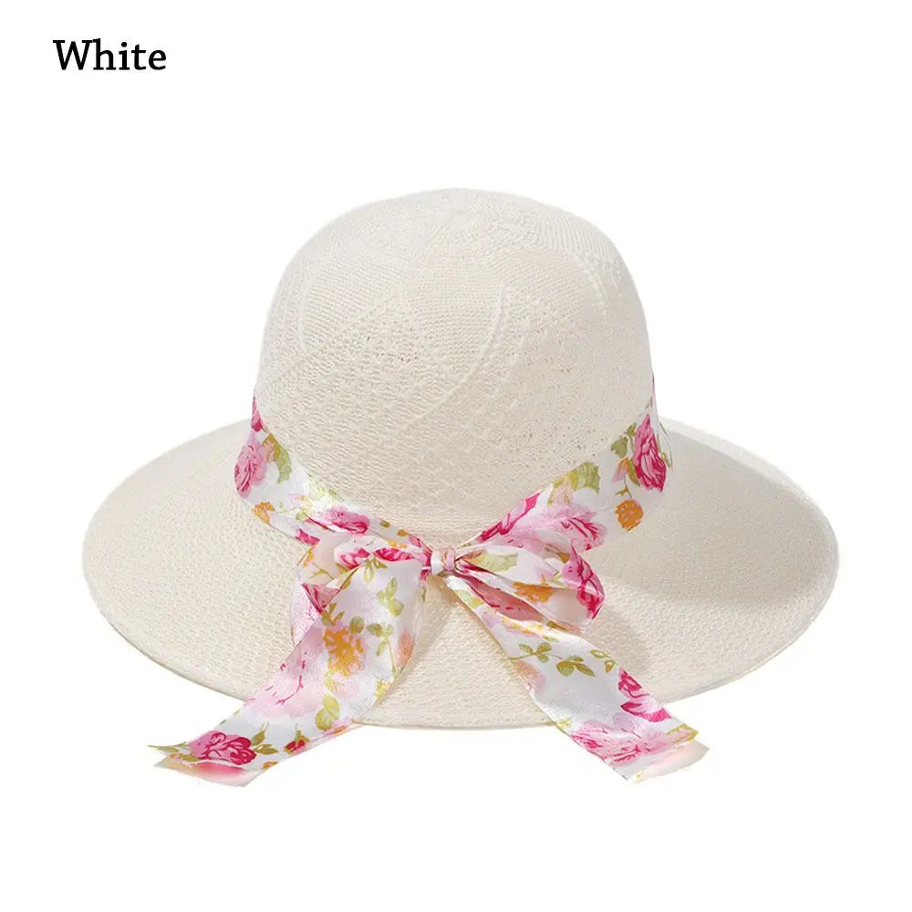 Chapeau de Plage Femme Fleuri Anti-UV | Hope And Light Girlz