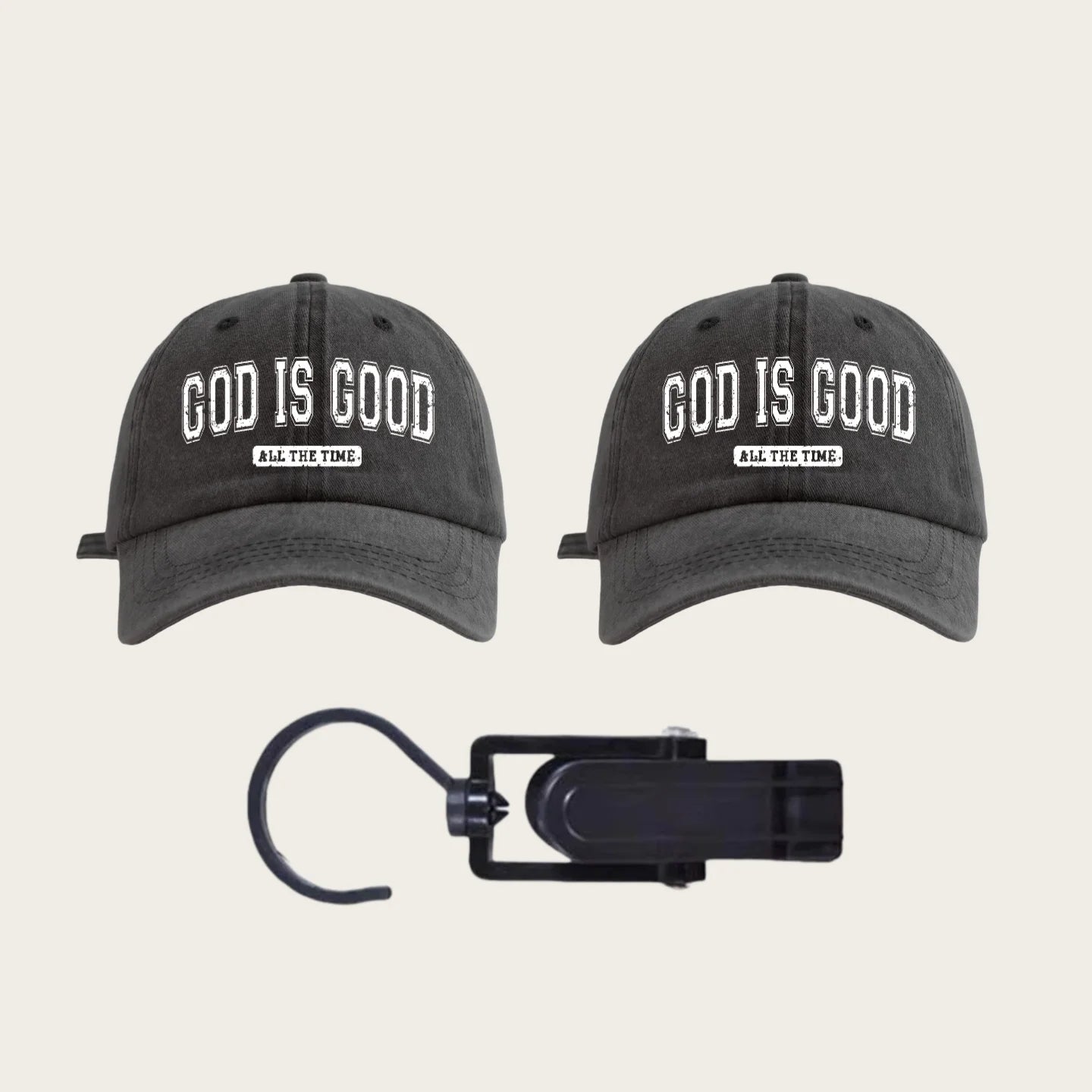 🧢 Casquette chrétienne unisexe “God is Good” – Réglable, style streetwear, foi & identité