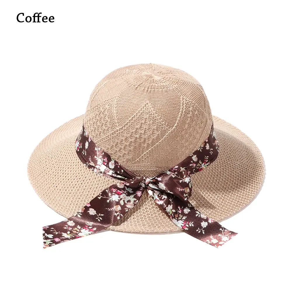 Chapeau de Plage Femme Fleuri Anti-UV | Hope And Light Girlz
