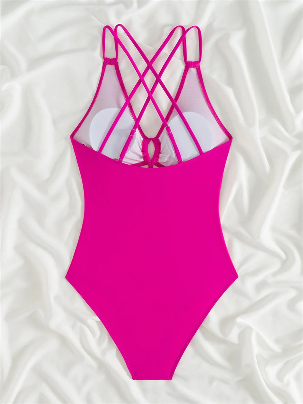 Maillot de Bain Une Pièce Glamour Dos Croisé | Hope & Light Girlz