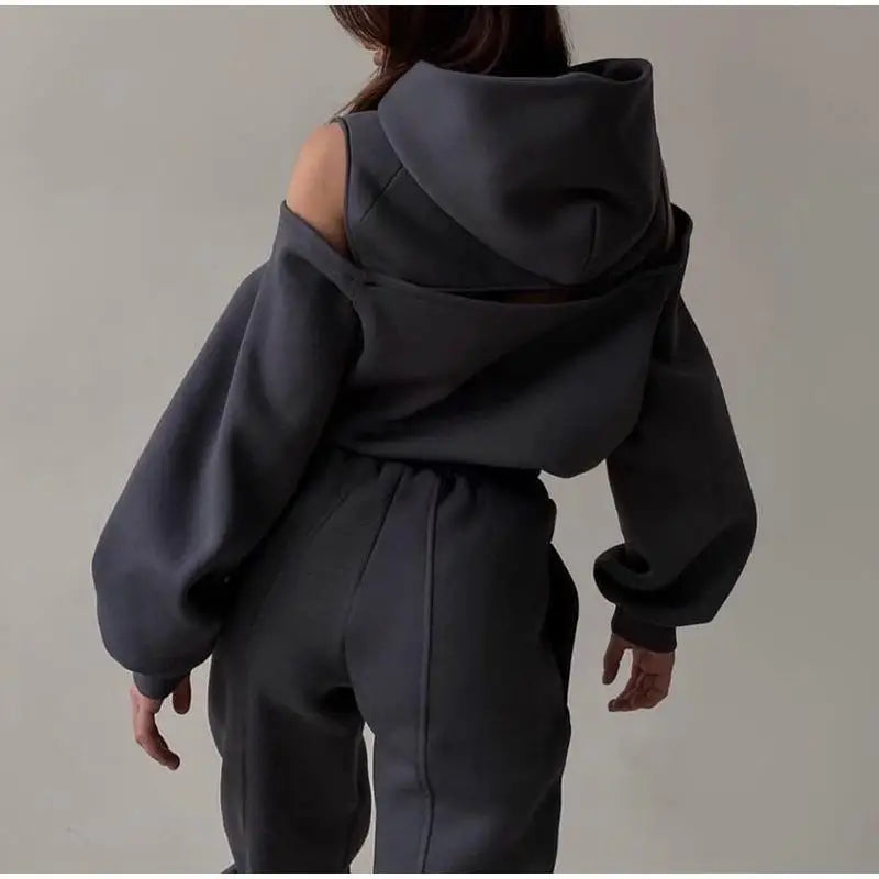 Ensemble Survêtement Femme Oversize | Hoodie & Jogging Cocooning – Hope & Light Girlz