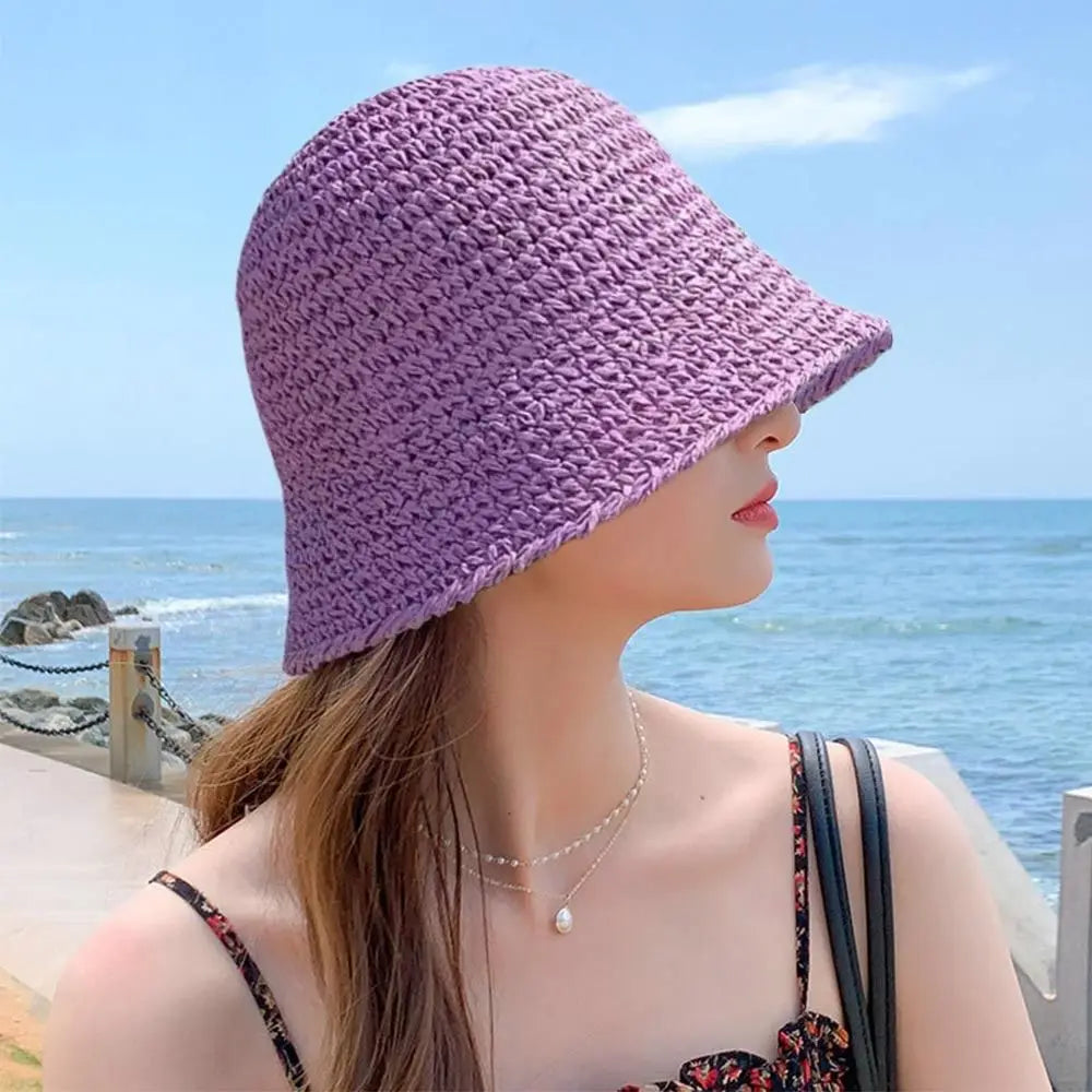 Chapeau de Plage Femme Élégant – Capeline en Paille avec Nœud | Protection Solaire Été 2026