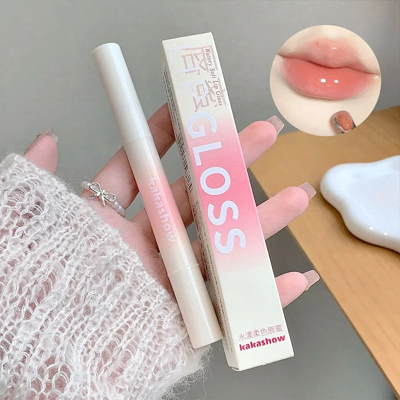 Gloss Jelly Miroir Hydratant Kakashow – Effet Lèvres Glassy Ultra Brillantes Waterproof 💄✨