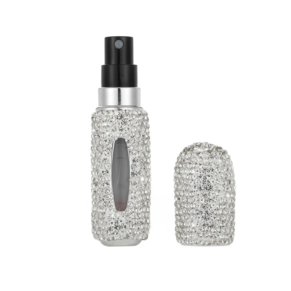 Mini Vaporisateur de Parfum Rechargeable – Strass Cristal 5 ml