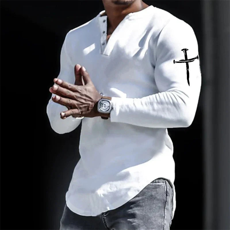 ✝️ TEE-SHIRT MANCHE LONGUE “SWORD OF FAITH” et TEE-SHIRT MANCHE LONGUE “NAME ABOVE ALL”