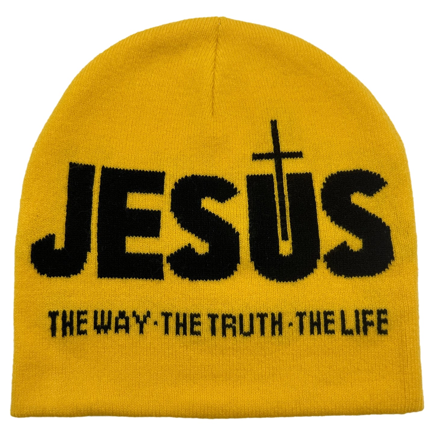 🧢Bonnet chrétien JESUS – tricot élastique unisexe | The Way The Truth The Life | Style sportswear