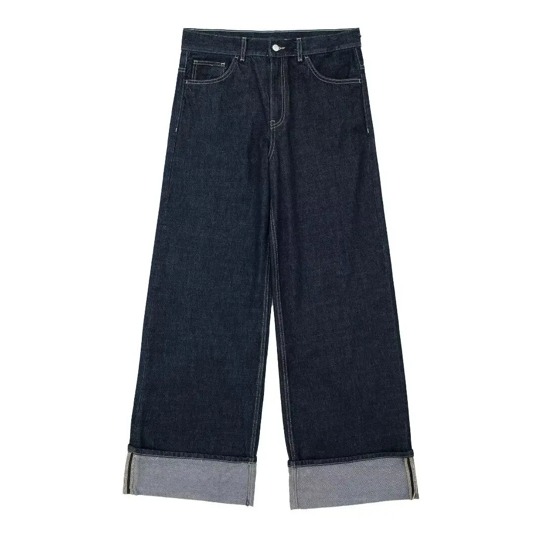 Ensemble Denim Femme Oversize – Veste Courte & Jean Wide Leg Vintage XS à L | Hope & Light Girlz