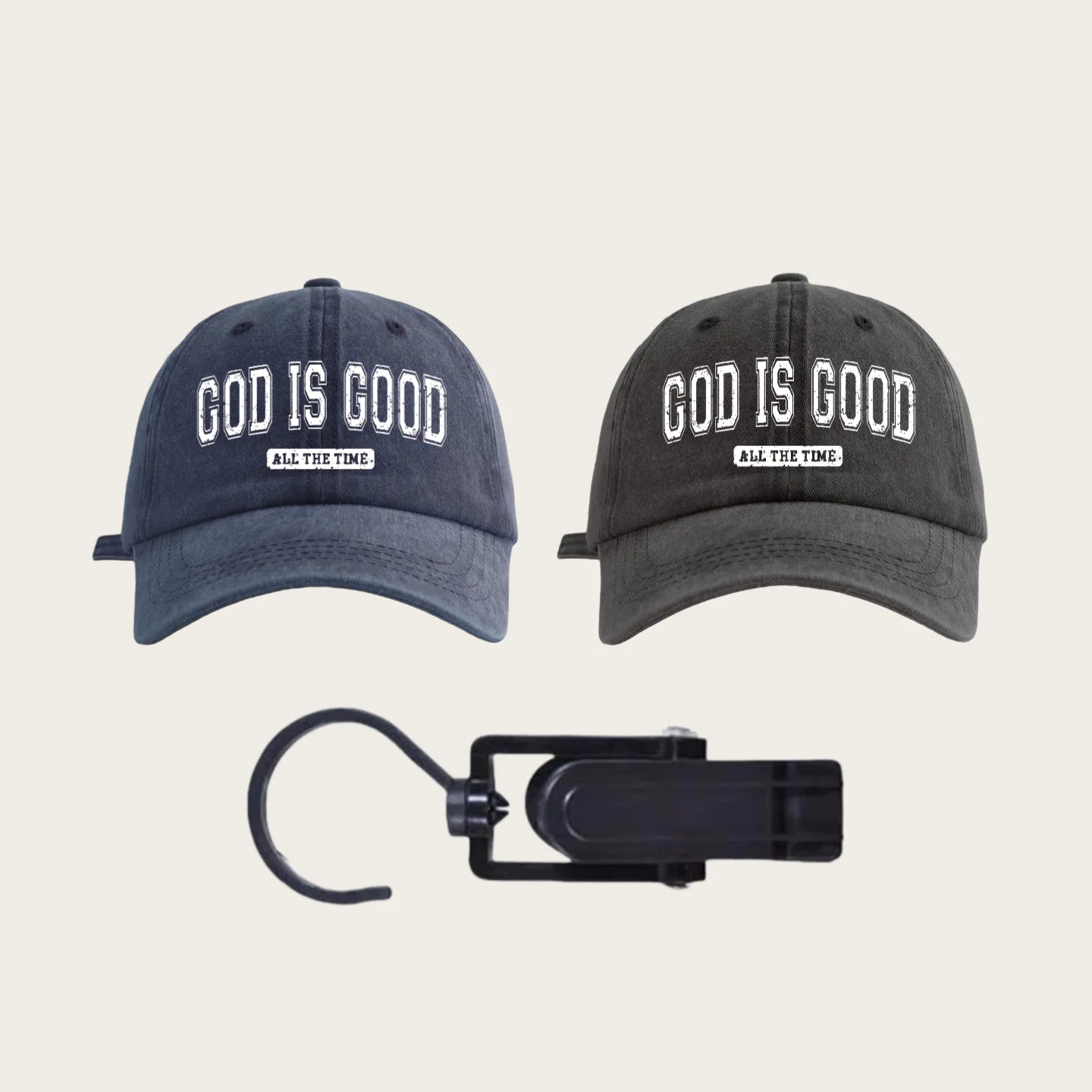 🧢 Casquette chrétienne unisexe “God is Good” – Réglable, style streetwear, foi & identité