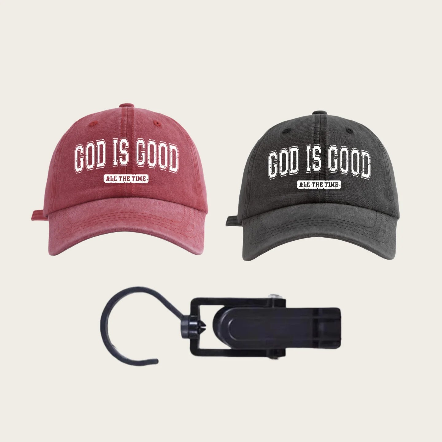 🧢 Casquette chrétienne unisexe “God is Good” – Réglable, style streetwear, foi & identité