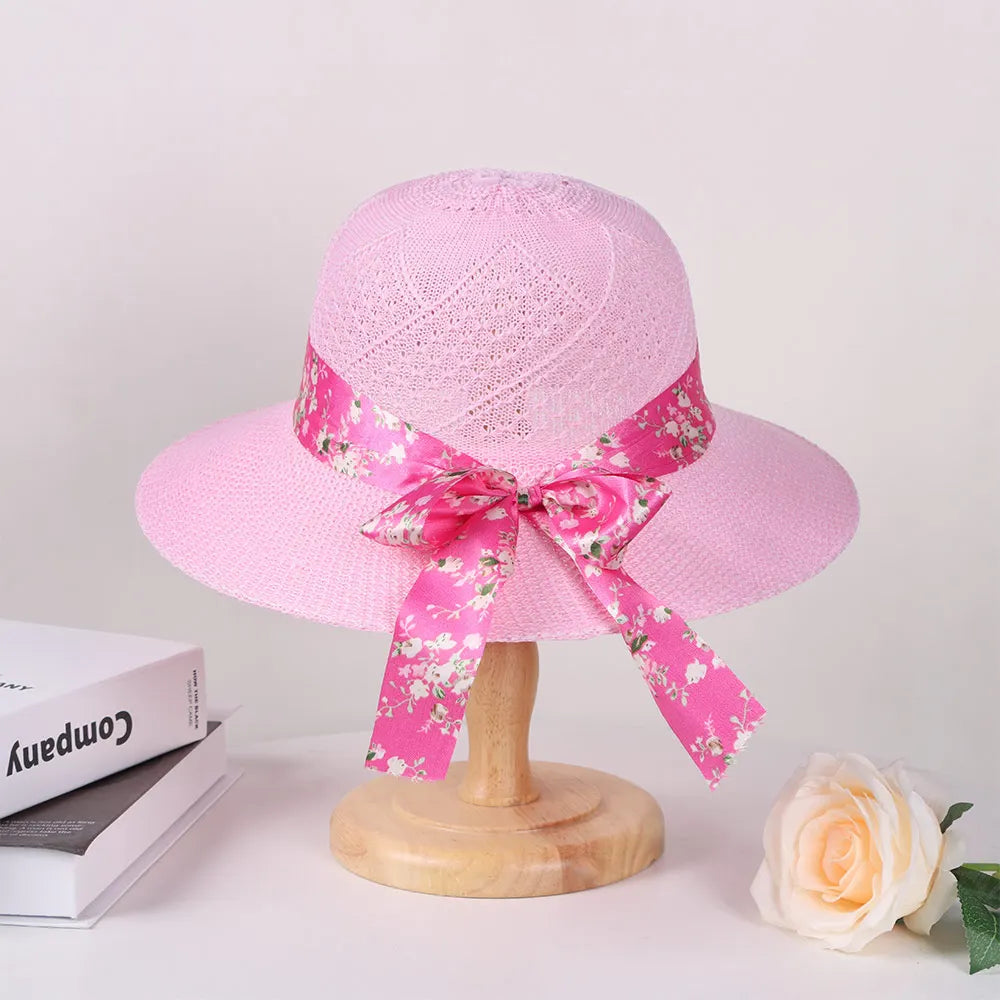 Chapeau de Plage Femme Fleuri Anti-UV | Hope And Light Girlz