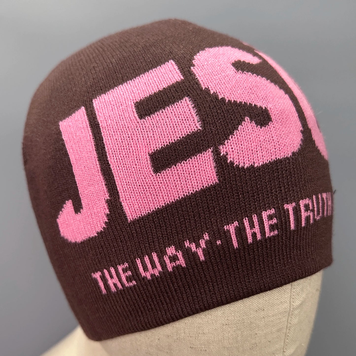 🧢Bonnet chrétien JESUS – tricot élastique unisexe | The Way The Truth The Life | Style sportswear