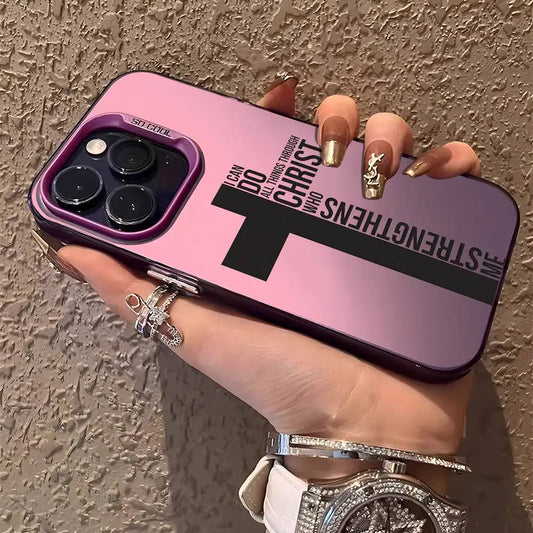 Coque iPhone chrétienne – Croix & Versets bibliques | Style, Foi & Protection – Hope And Light Girlz