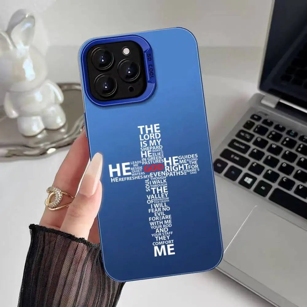 Coque iPhone chrétienne – Croix & Versets bibliques | Style, Foi & Protection – Hope And Light Girlz