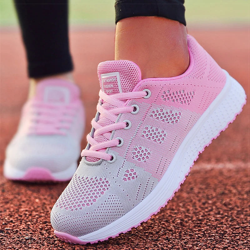 Baskets Sport Femme Ultra Légères – Running &amp; Lifestyle ✨ Du 36 au 42 • Rose pastel; rose fuchsia
