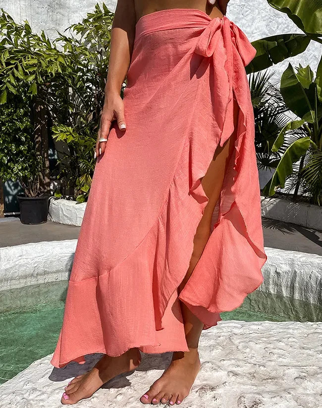 ✨ Paréo Long Voile de Plage Femme – Taille Unique | Élégance Bohème Chic Été 2026