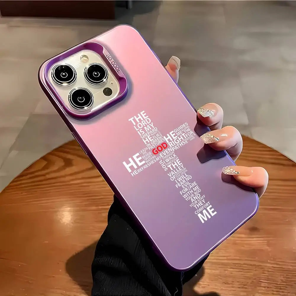 Coque iPhone chrétienne – Croix & Versets bibliques | Style, Foi & Protection – Hope And Light Girlz