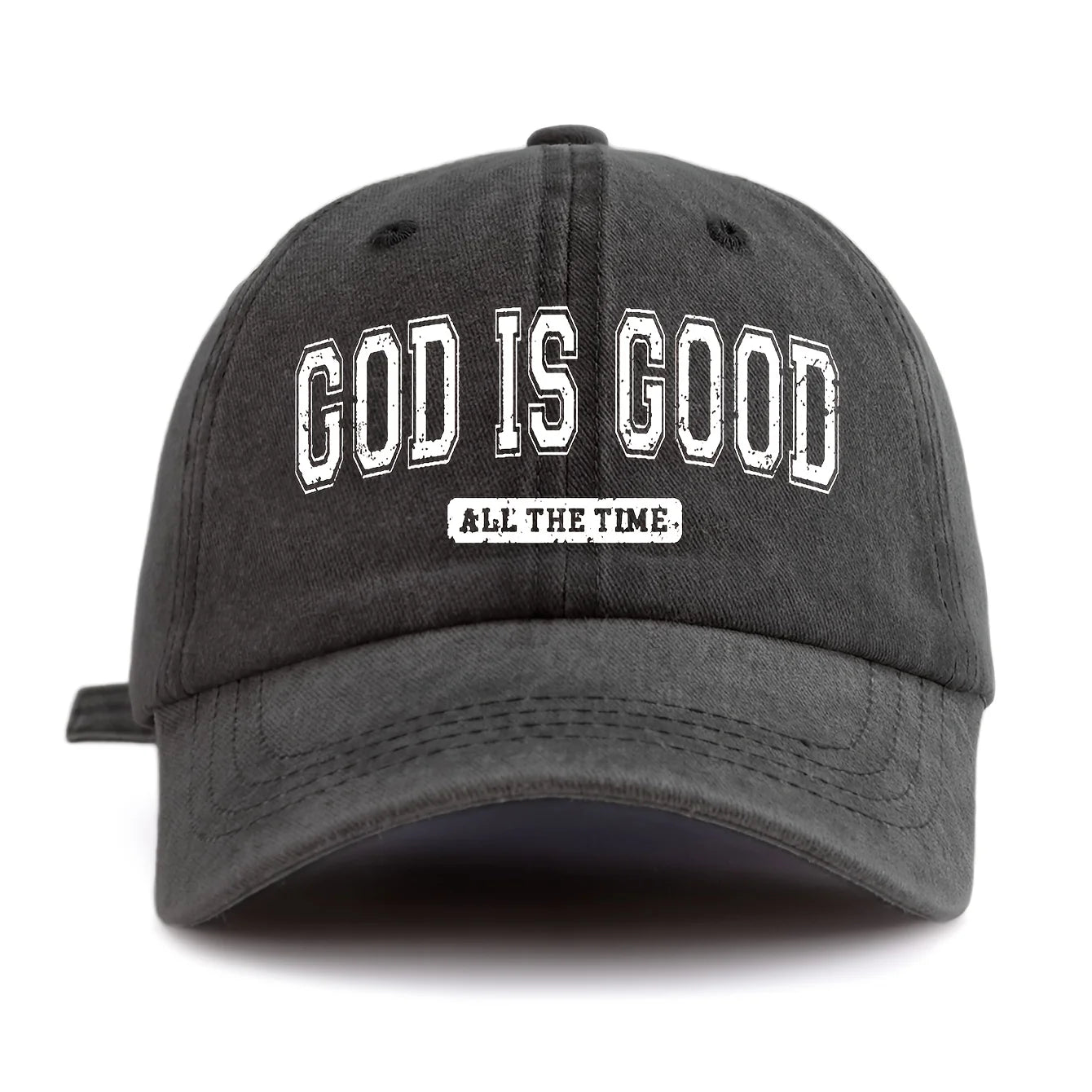 🧢 Casquette chrétienne unisexe “God is Good” – Réglable, style streetwear, foi & identité