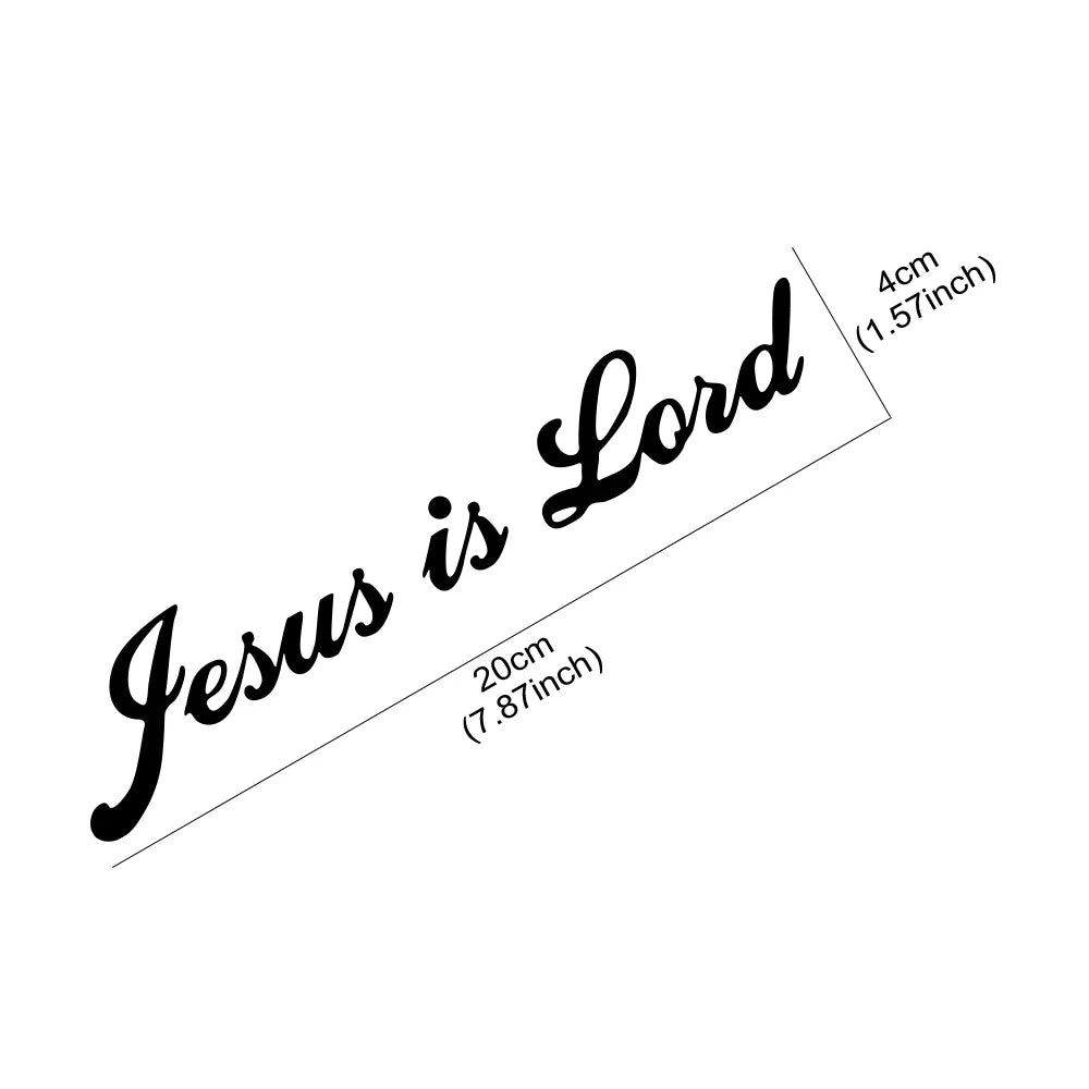 Sticker Voiture – Jesus is Lord