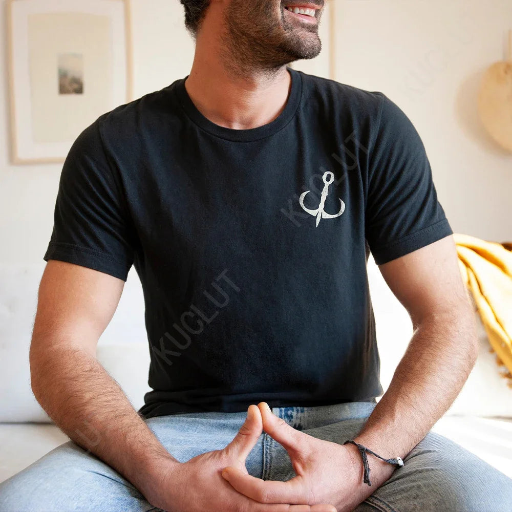 🧭 T-shirt chrétien homme “Fisher of Man” – Jésus Made Me • Col rond • 18 coloris • S à 4XL